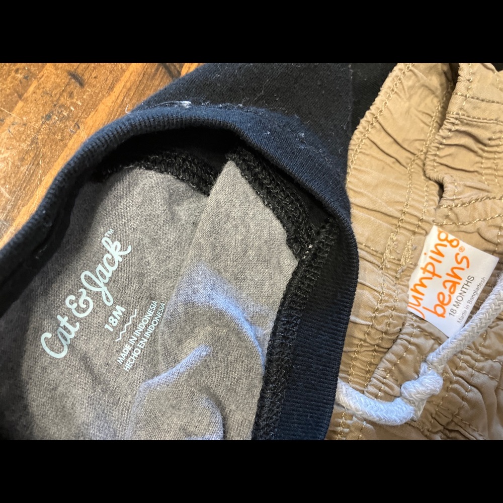 18 month boys cat n jack shirt n pants